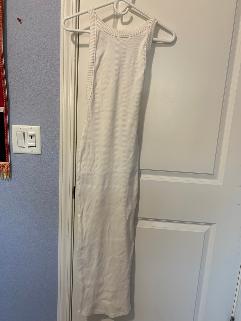The Line By K Maribel Asymmetrical Ribbed Midi Dress Sz XS